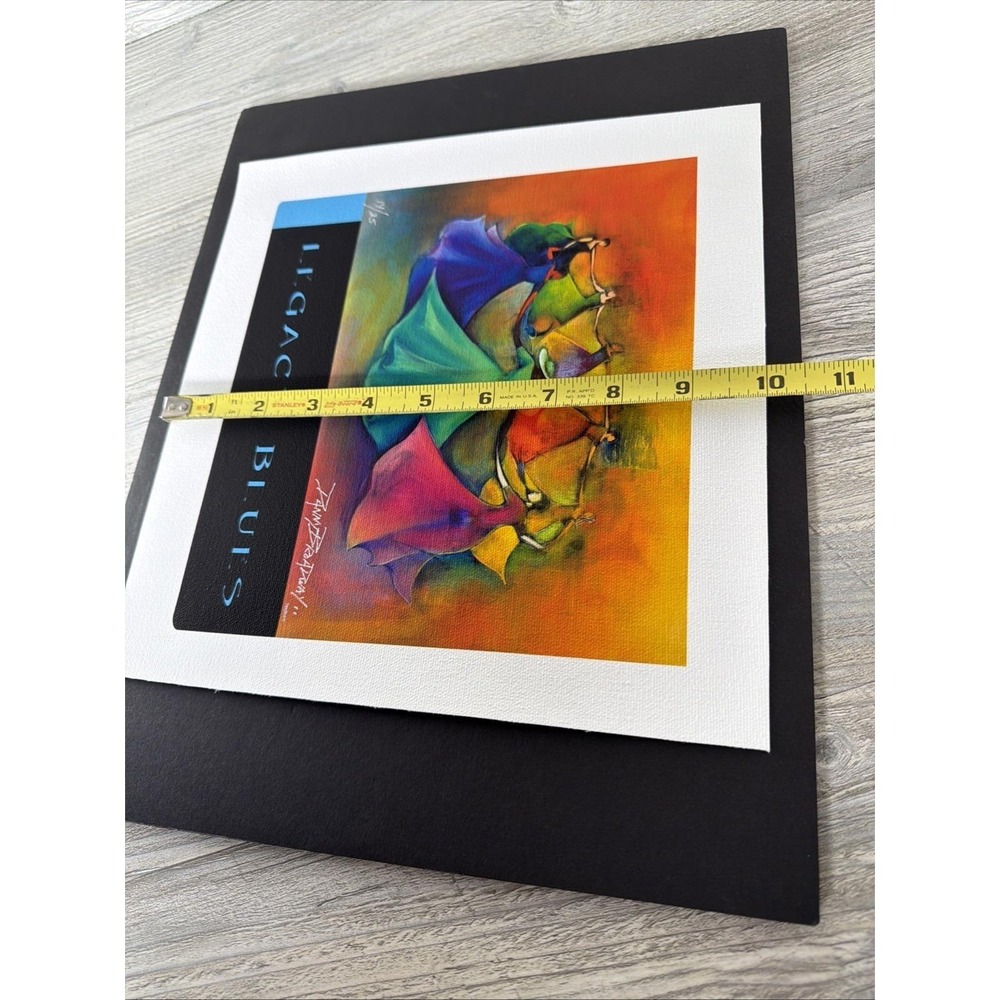 Danny Broadway Original Print "The Circle Unbroken" Legacy Blues 14/25 Signed - Picture 12 of 12